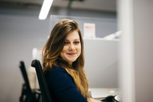 Software Engineer Maja in HubSpot's Dublin office