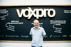 Steve works in Voxpro in Cork